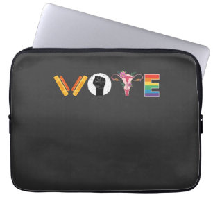 VOTE Books Uterus LGBT Support Laptop Sleeve