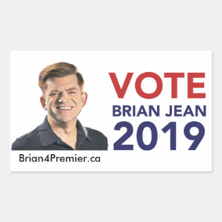 Vote Brian Jean Stickers