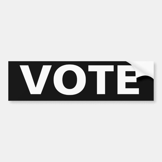VOTE BUMPER STICKER (Front)