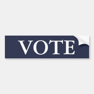 VOTE bumpersticker Bumper Sticker