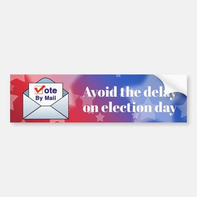Vote By Mail Bumper Sticker (Front)