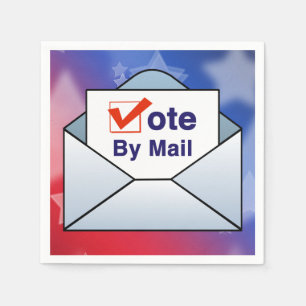 Vote By Mail Napkin