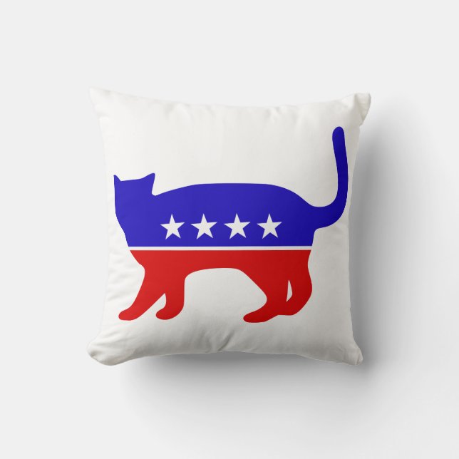 Vote Cat pillow (Front)