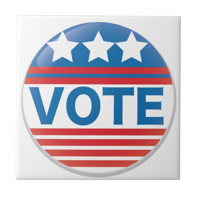 Vote Ceramic Tile (Front)