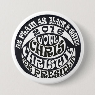 Vote Chris Christie for President 7.5 Cm Round Badge