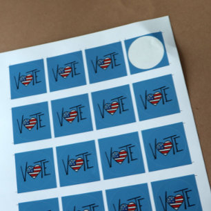 VOTE CLASSIC ROUND STICKER