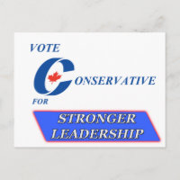 Vote Conservative for Stronger Leadership
