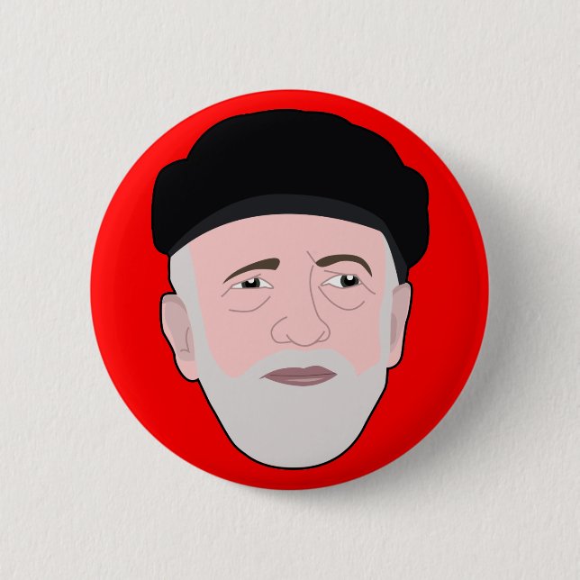 Vote Corbyn Badge Pin Button (Front)