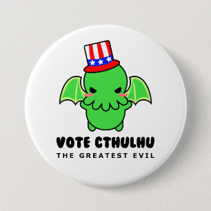Vote Cthulhu for President Button