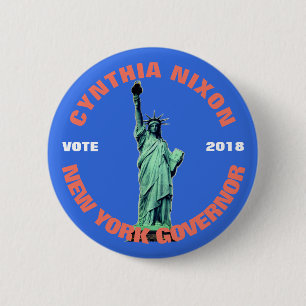 Vote Cynthia Nixon for New York Governor 2018 6 Cm Round Badge