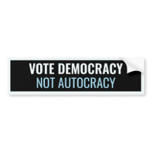 Vote Democracy (Black)
