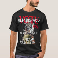 VOTE DEMOCRACY NOT DICTATORSHIP 2024
