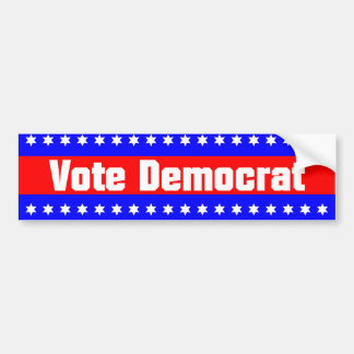 Vote Democrat Bumper Sticker