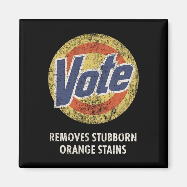 Vote Detergent Funny Vintage  Magnet (Front)