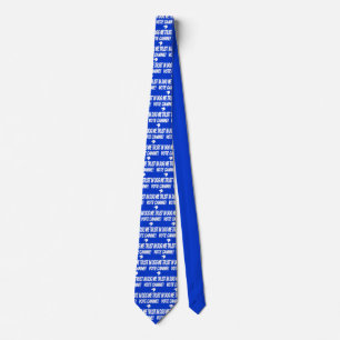 Vote Dog with White Text Tie
