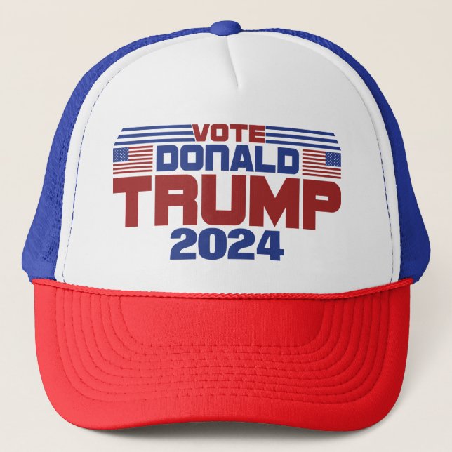 Vote Donald Trump 2024 Trucker Hat (Front)