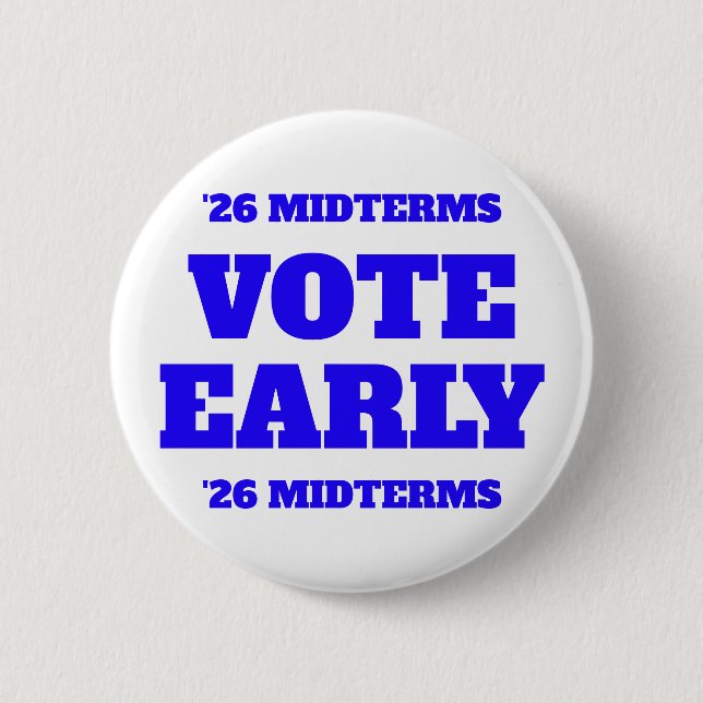 Vote Early Button (Front)