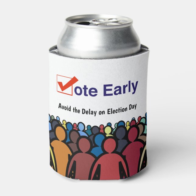 Vote Early Can Cooler (Can Front)