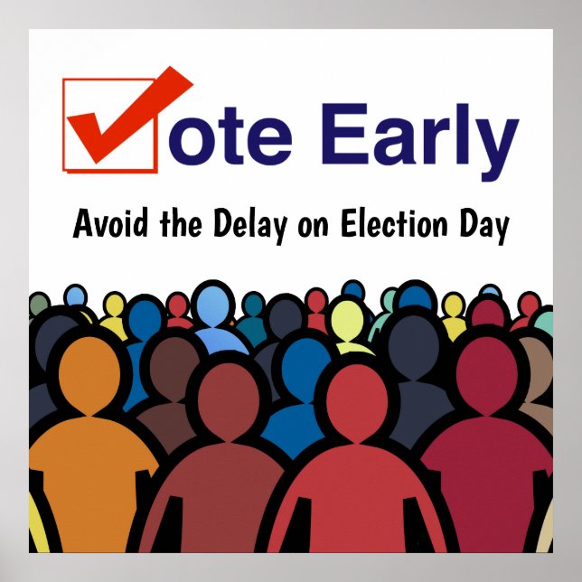Vote Early Poster (Front)