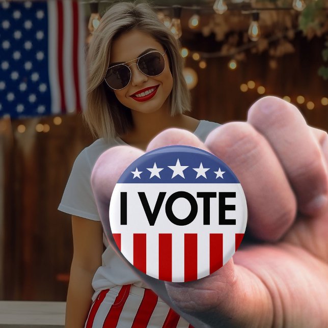 Vote Election 2024 USA President 3 Cm Round Badge (Creator Uploaded)