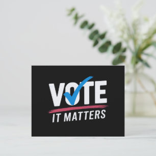 Vote Election 2024 Voter Democrat Politics  Postcard