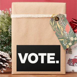 Vote Election 2024 Voting Rights Suffrage Rectangular Sticker