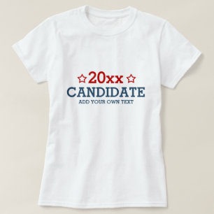 Vote Election add your own personalised text T-Shirt