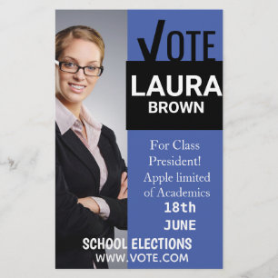 Vote election campaign template flyer