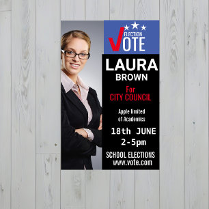 Vote election campaign template flyer
