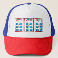 VOTE Election Day Poll Worker Voting Ballot