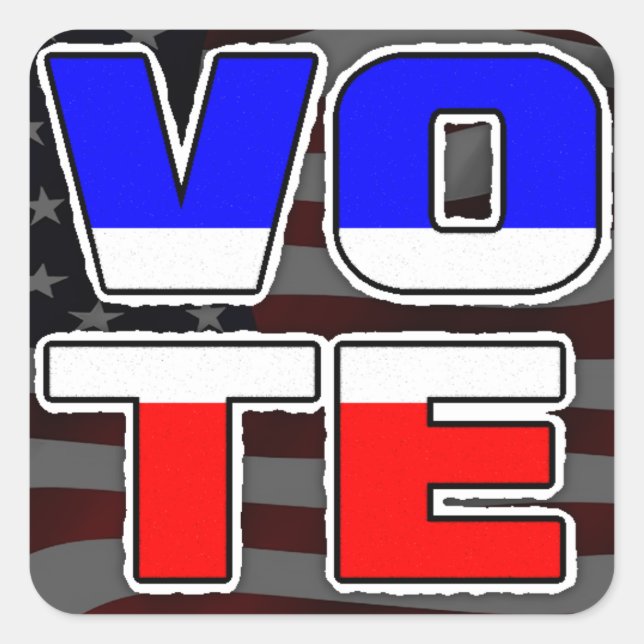 VOTE election political Stickers (Front)