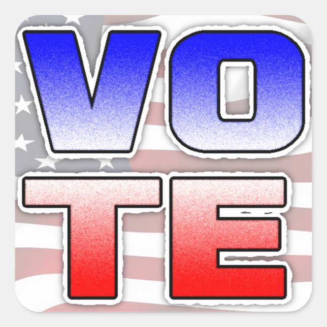 VOTE election political Stickers (Front)