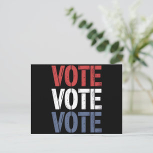 Vote Election Politics Voting Voter Registration  Postcard