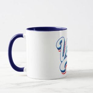 Vote Election Typography Mug