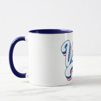 Vote Election Typography Mug