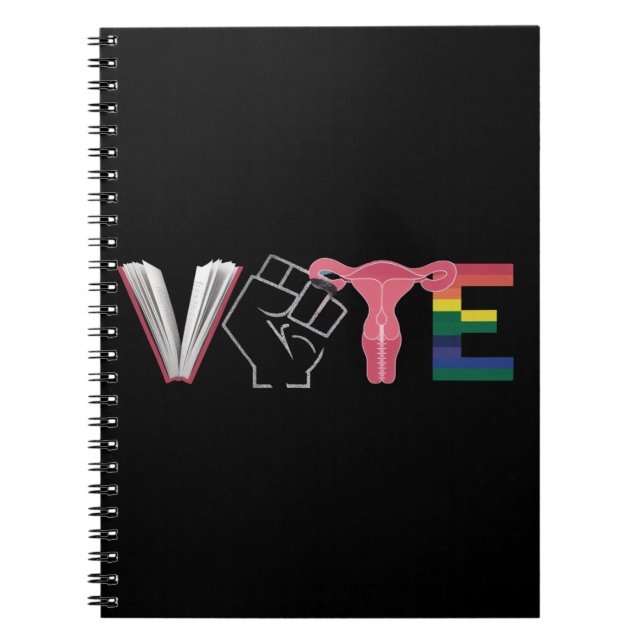 Vote Feminist Women's Rights Banned Books LGBTQ (Front)
