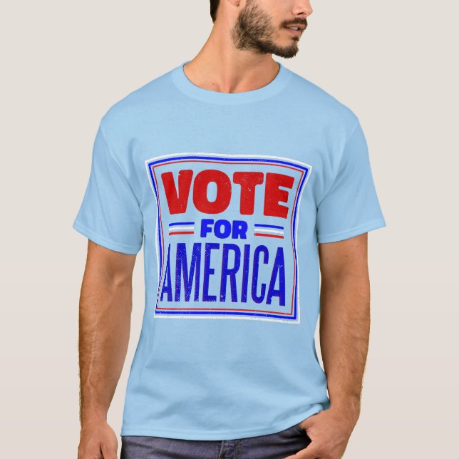 vote for america usa election T-Shirt (Front)