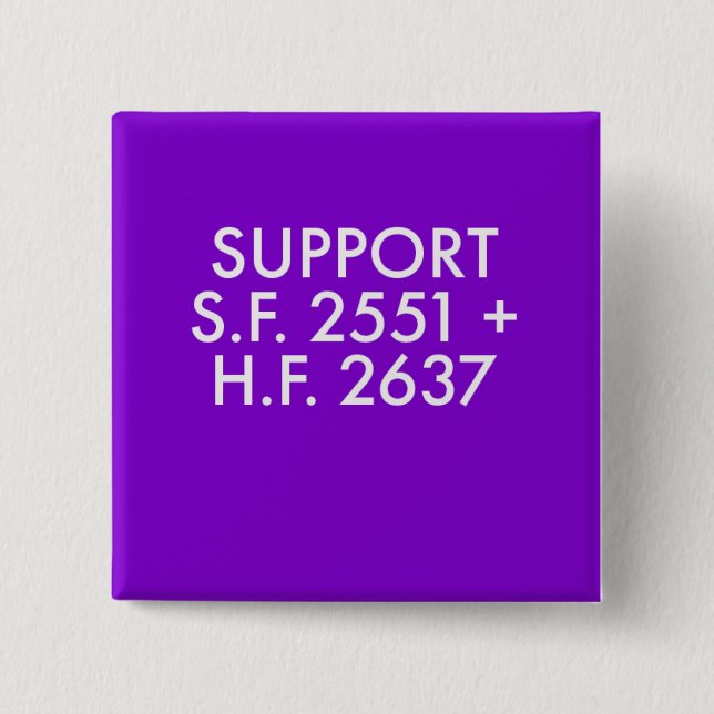 Vote for Art! 15 Cm Square Badge (Front)