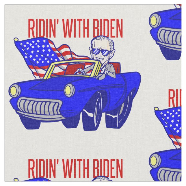 vote for biden election funny fabric (Close Up)