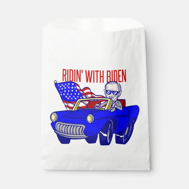 vote for biden election funny favour bag (Front)