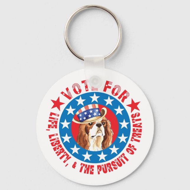 Vote for Cavalier Key Ring (Front)