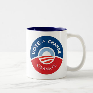 Vote For Change Two-Toned Mug