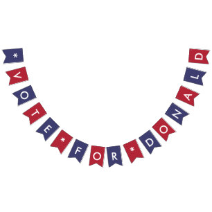 Vote for Donald Trump Republican American Flag