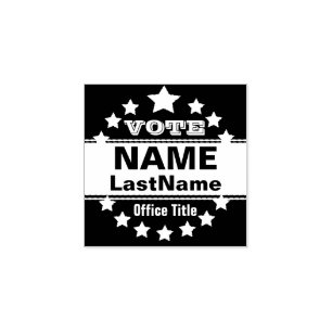 Vote for Election and Campaign Rubber Stamp