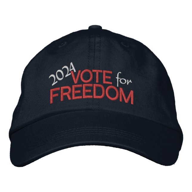 Vote for Freedom 2024 Embroidered Hat (Front)