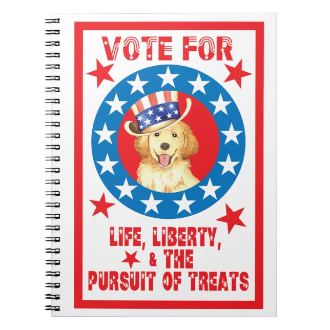 Vote for Golden Notebook (Front)