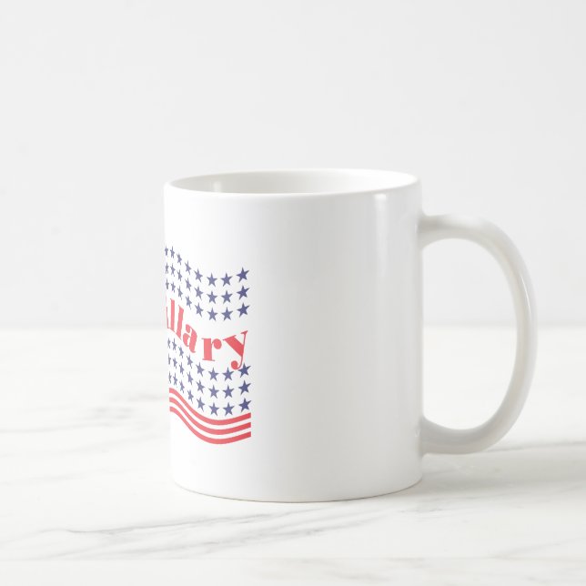 vote for hillary coffee mug (Right)