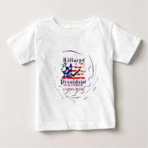 Vote for Hillary USA Stronger Together My Preside Baby T-Shirt