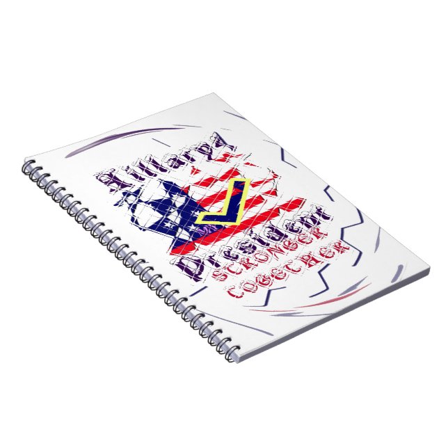 Vote for Hillary USA Stronger Together  My Preside Notebook (Right Side)
