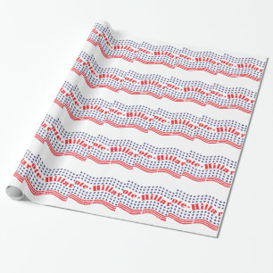 vote for hillary wrapping paper